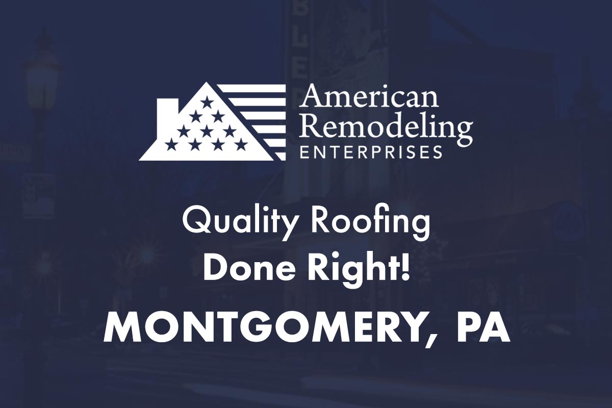 Montgomery, PA roofing contractor