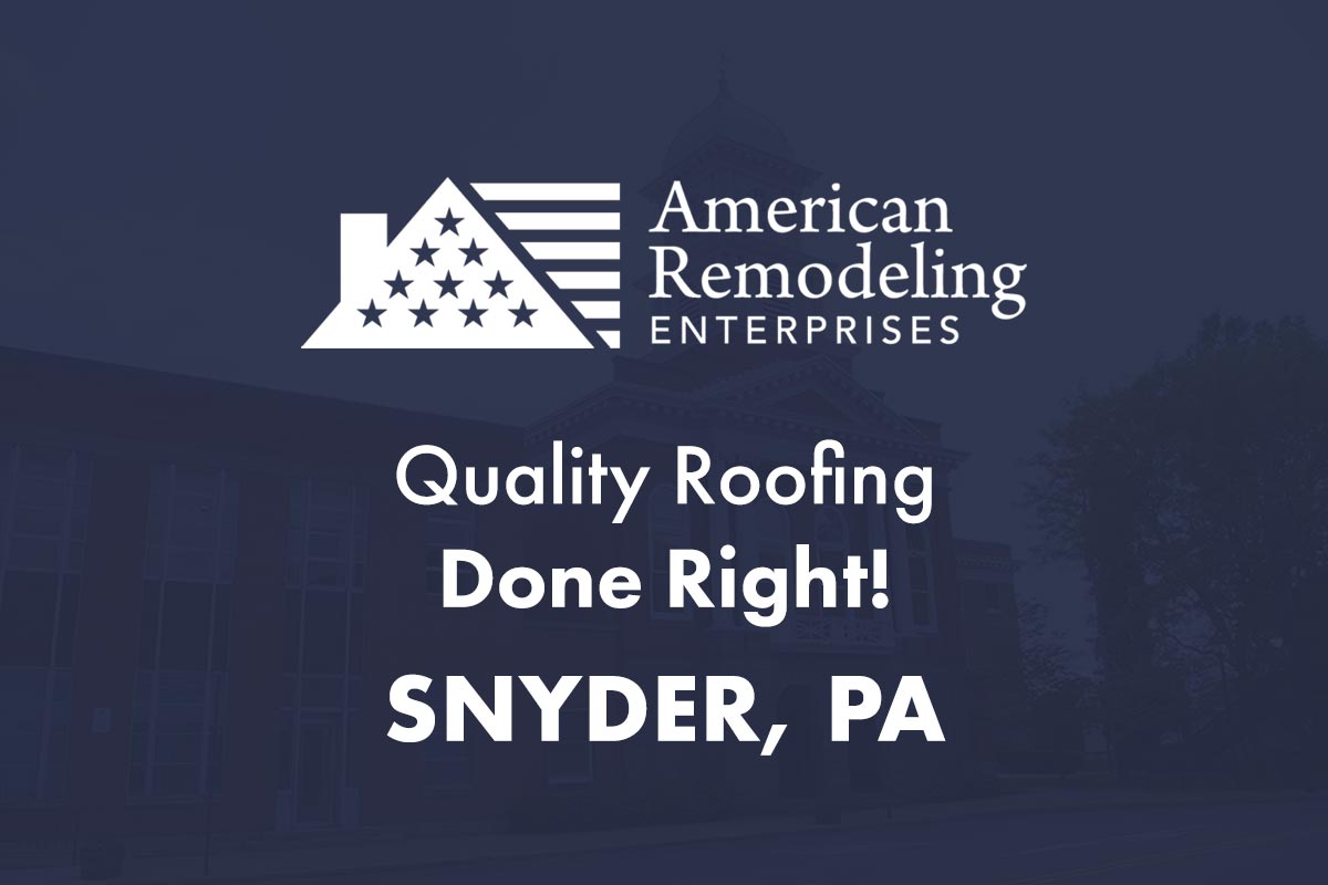 Snyder, PA Roofing Contractor