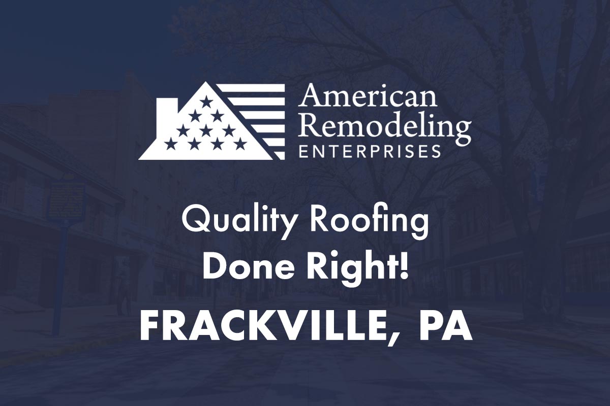 Roofing Company in Frackville, PA