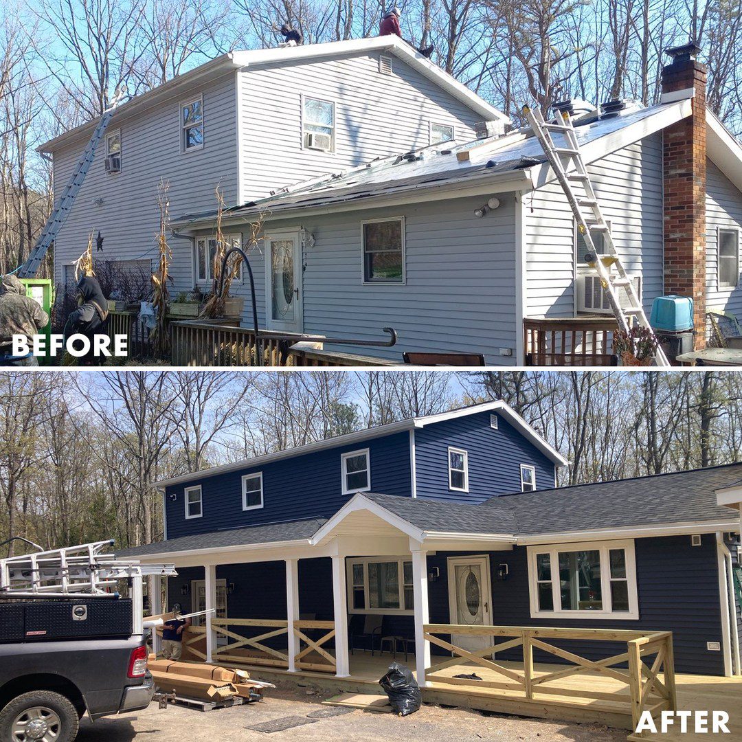 roof before after