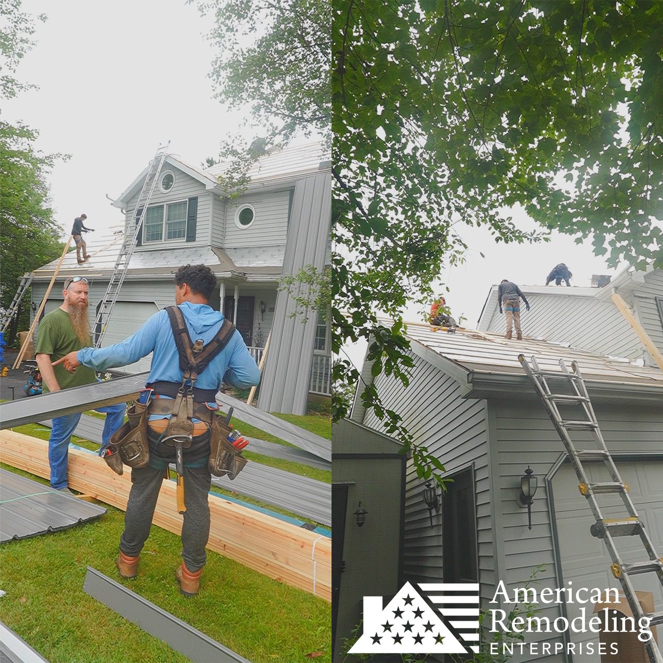 getting this metal roof done in pottsville, schuylkill county, pa