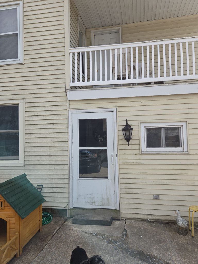 Siding before in Fredericksburg PA