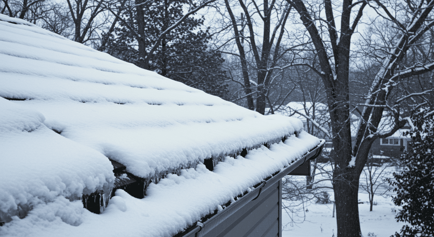 Snow on the roof