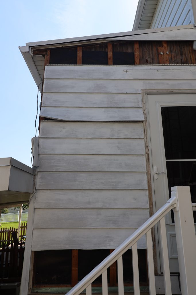 Before siding cressona