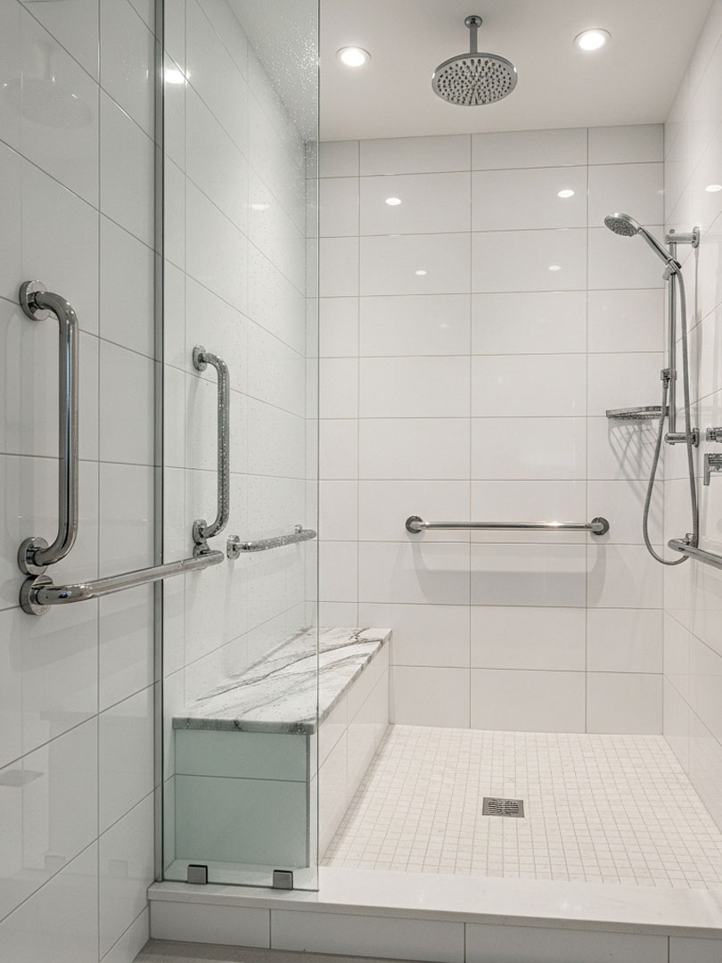 Agin-in-place-shower
